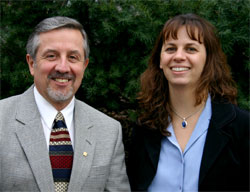 Jim Leuenberger and Lisa Perrin